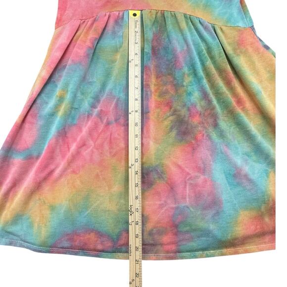 Rae Mode Tye Die Dress Womens Size S T-shirt Material‎ Side Pockets Soft - Picture 9 of 9